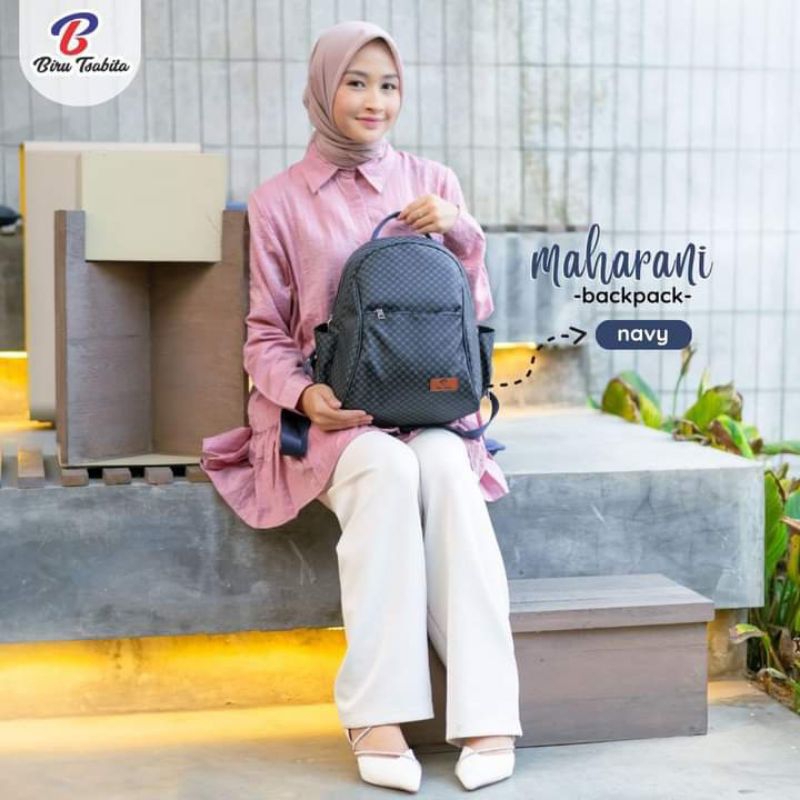 pree order Tas maharani by biru tsabita/tas gendong/tas ransel/tas ori/tas kekinian/tas multifungsi