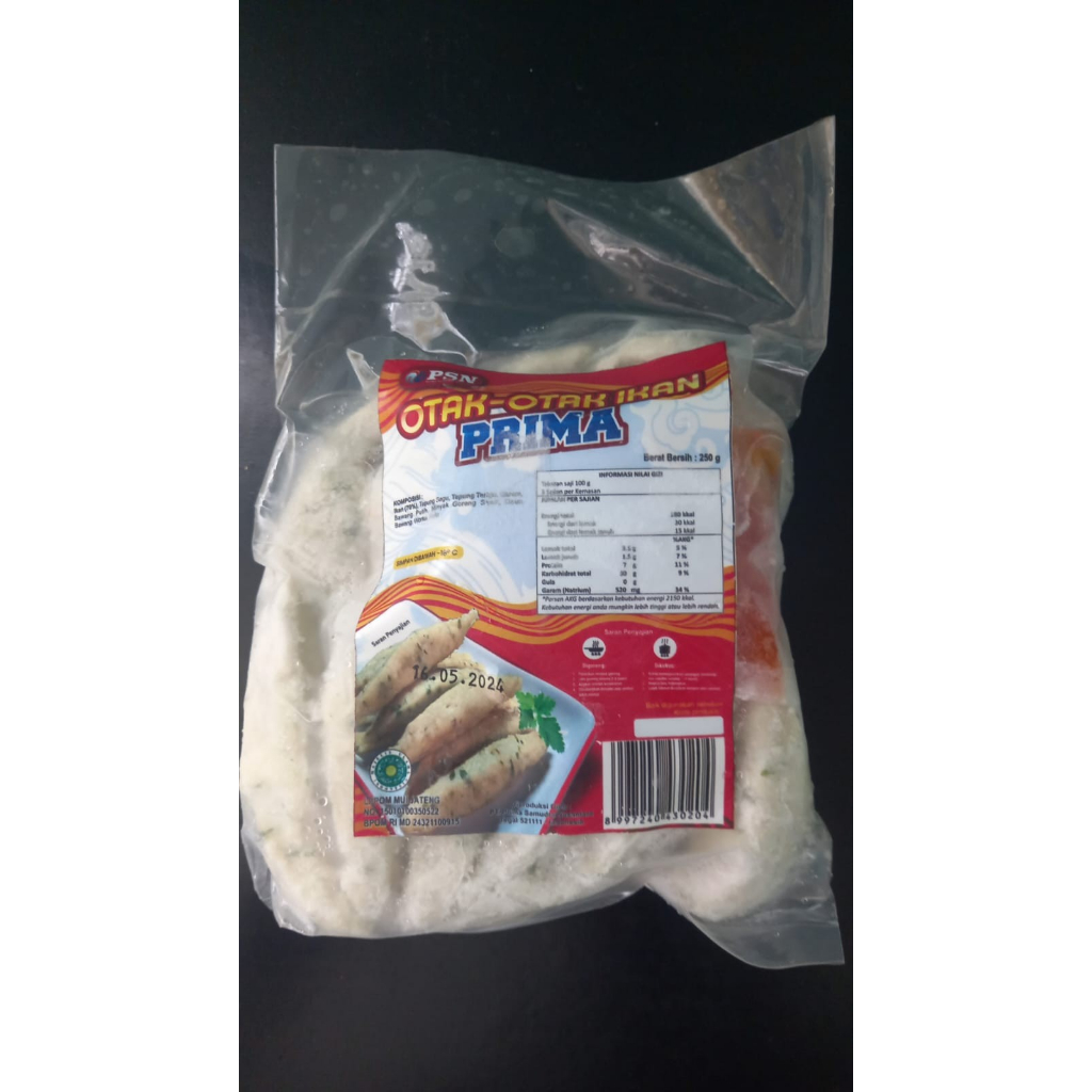 

Promo Murah Frozen food/Otak Otak Ikan Prima 250 gr