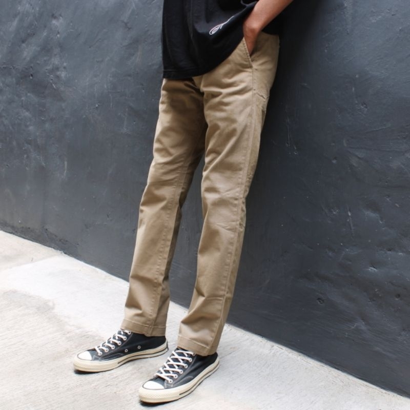 Goodfellow Hennepin Chino Pants Slim Fit Dark Khakis Original