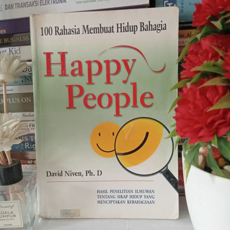 ORIGINAL BUKU HAPPY PEOPLE,100 RAHASIA MEMBUAT HIDUP BAHAGIA by David
