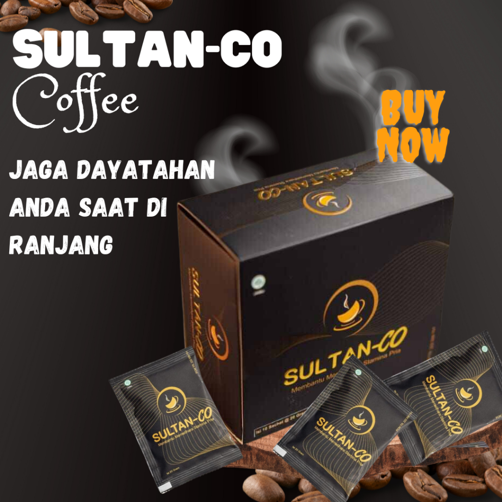 Sultan-Co | original | Kopi Pria Dewasa | menjaga Stamina Pria | Kopi
dengan Exstrak Gingseng