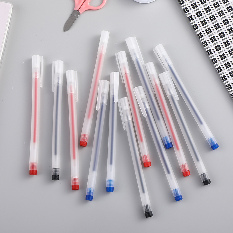 

ACCS Pulpen transparant Gel 0.5mm Bolpoin Pena Tinta Cair Transparant Pen Alat Tulis Kantor Sekolah ATK