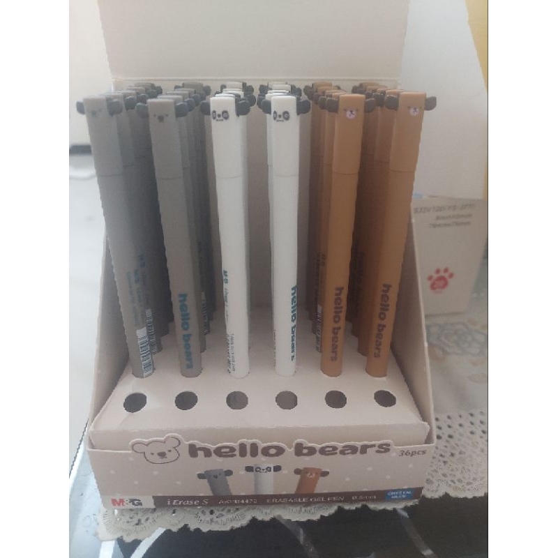 

M&G Erasable Gel Pen Cute Animal 0.5mm AKPB4472 | Pena Jel | Pulpen