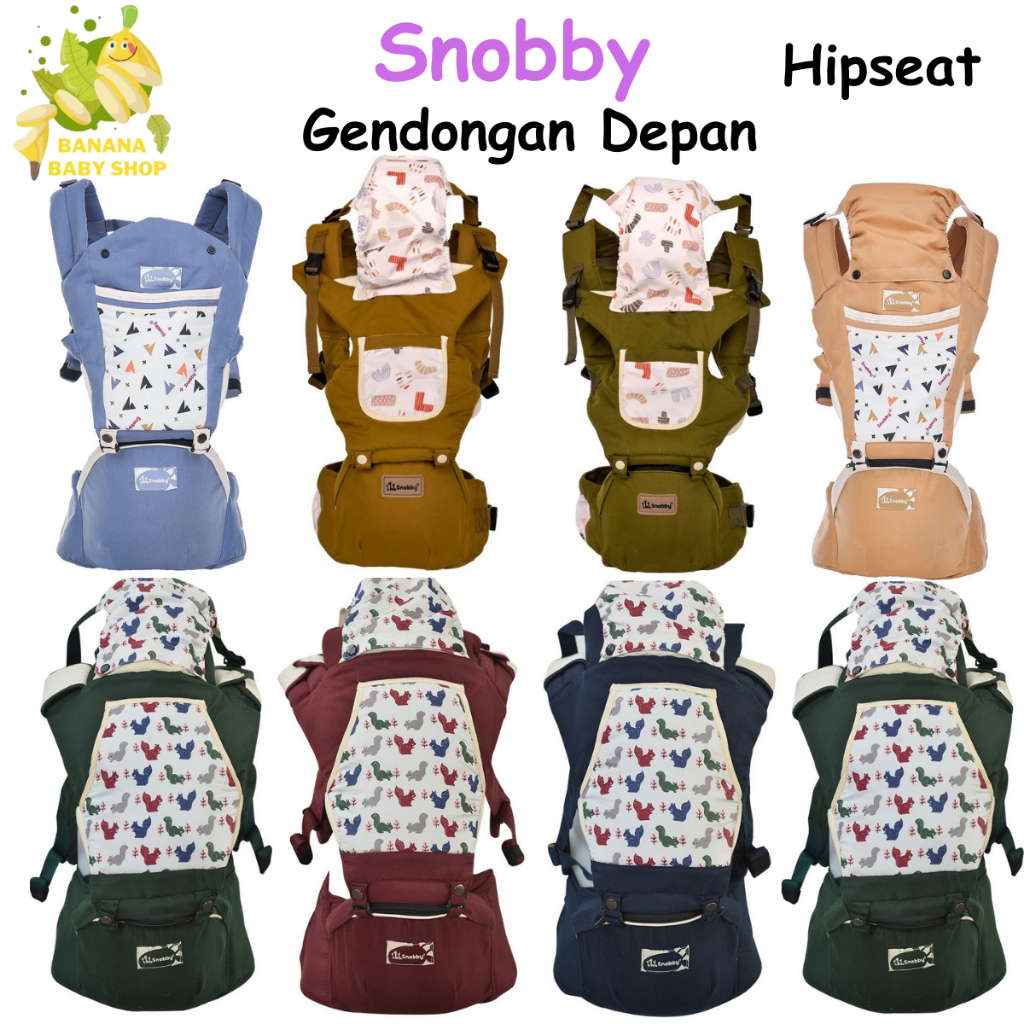 Snobby Gendongan Depan Bayi Hipseat Summit/Squirrel/Jolly Series - Gendongan Bayi dan Anak