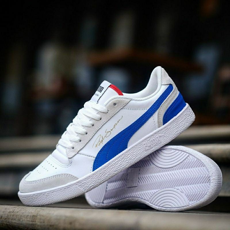Baqicot Store | Puma Ralph Sampson Leather Blue White (100% Original)