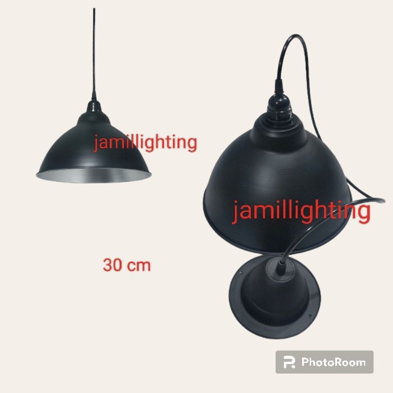 kap lampu gantung industri/ kap cafe/ kap retro