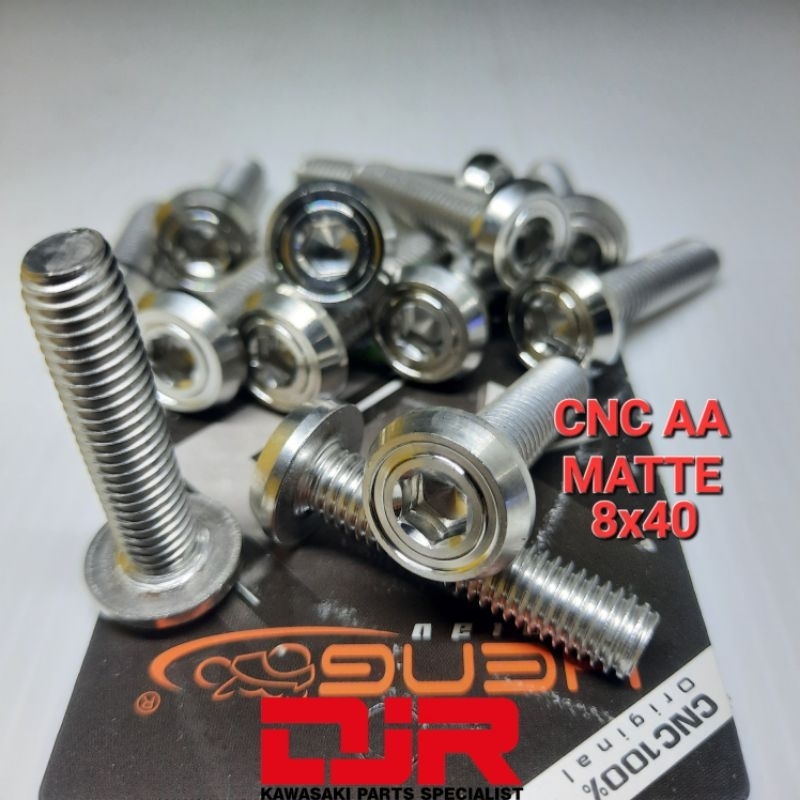 probolt stainless baut 12 8x40 payung HENG CNC AA matte m8x40 4cm original thailand