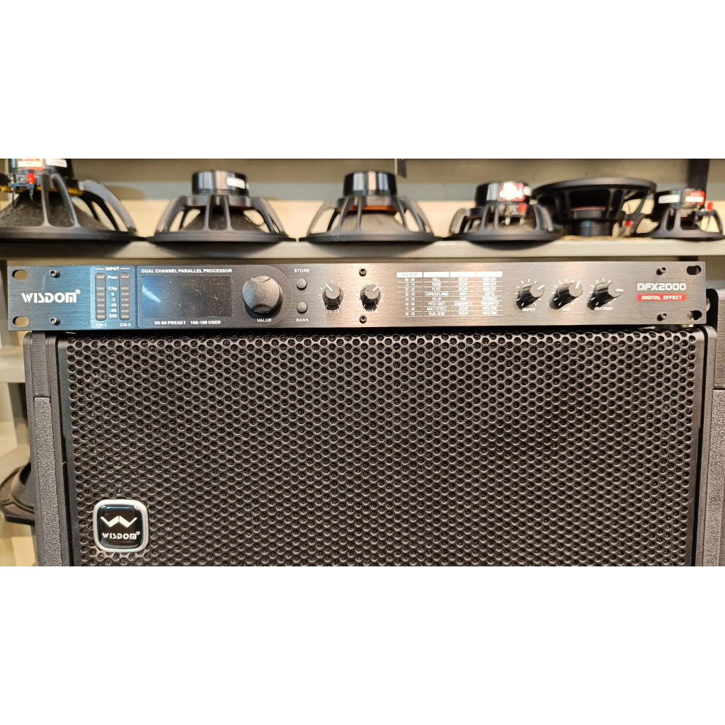 Wisdom DFX2000 Digital Efek Vokal Wisdom DFX-2000 DFX 2000