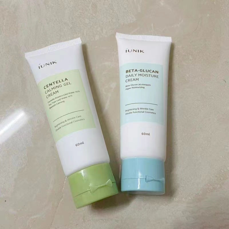 [iUNIK] Centella Calming Gel/Beta Glucan Daily Moisture Cream 60ml Best Summer Cream Duo set