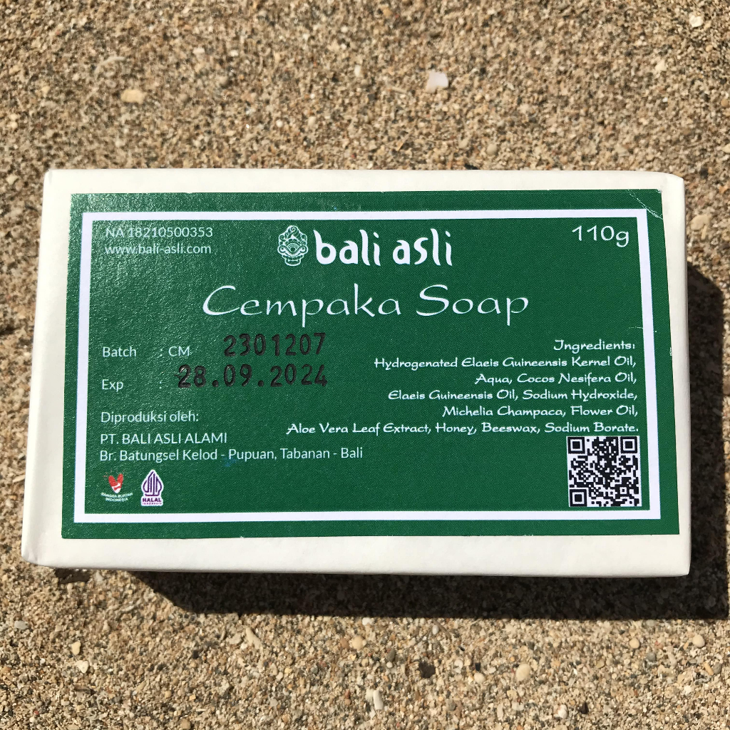 Bali Asli Natural Organic Cempaka Bar Soap