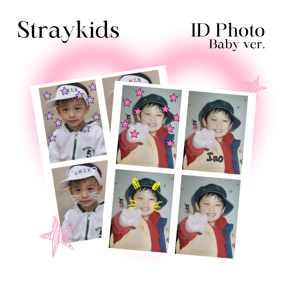 ⋅♡ staythings [ready] Straykids ID Photo Baby ver