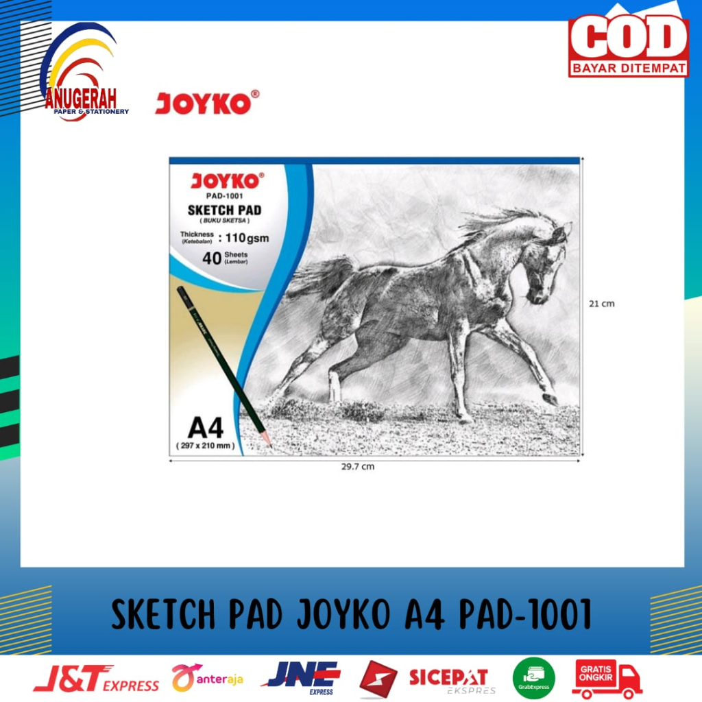 

SKETCH BOOK JOYKO PAD-1001 A4 110GSM (PCS)
