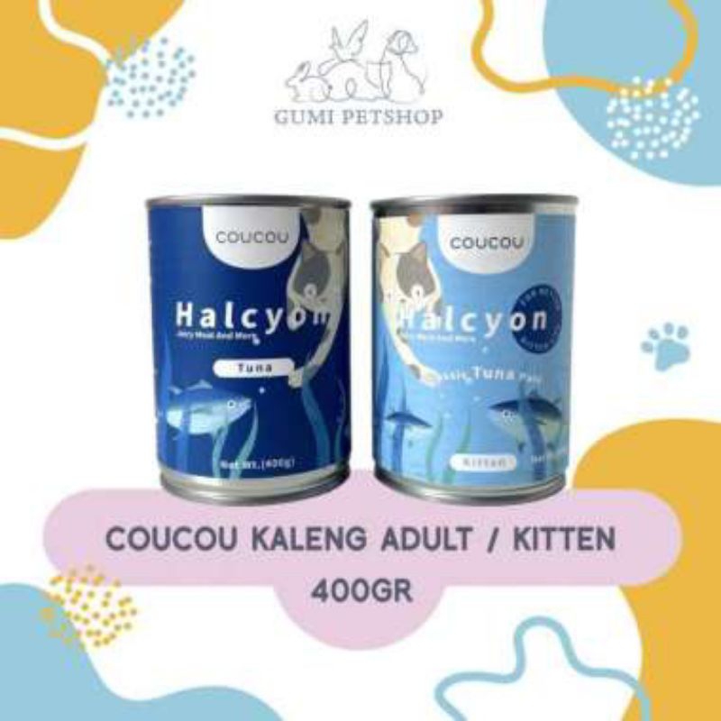 coucou wet food kaleng 400gr