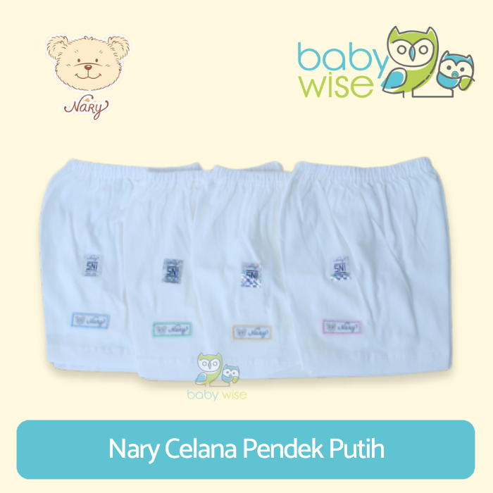 Nary Celana Pendek Putih - Celana Anak Bayi