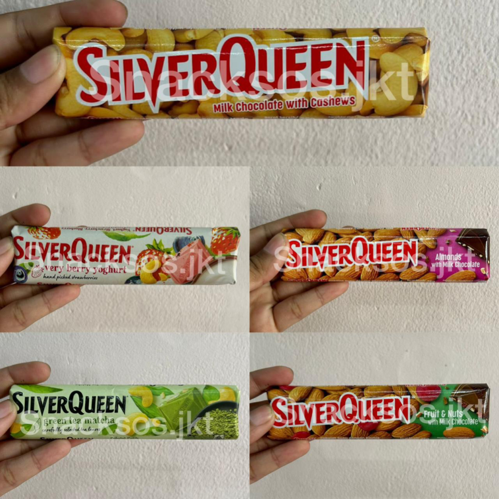 

[25GR] SILVERQUEEN CHOCOLATE ALMOND / CASHEW / MATCHA / FRUIT & NUT / VERY BERRY -SILVER QUEEN