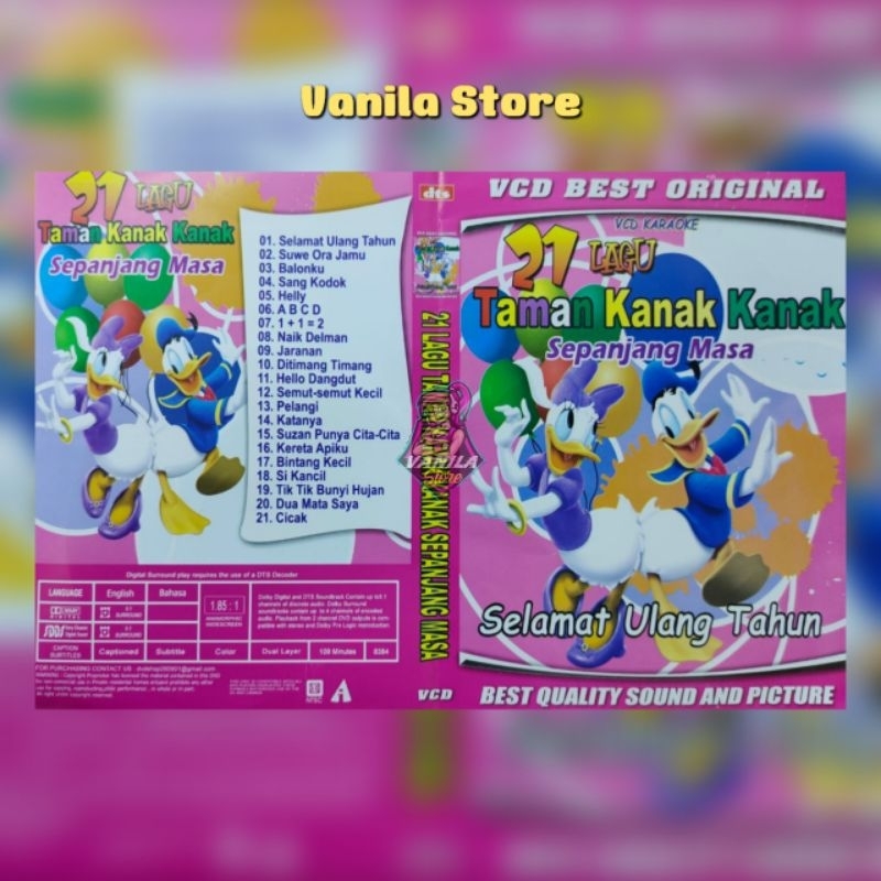 Kaset Video Musik Lagu Anak Anak Selamat Ulang Tahun