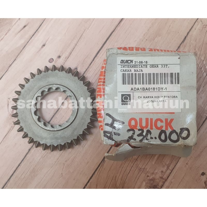 Intermediate Gear 33T Cakar Baja (SP) Gear Cakar Baja - Sparepart Cakar Baja QUICK
