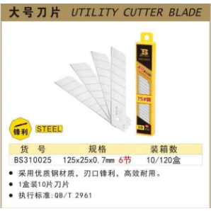 

Utility Cutter Blade/isi Cutter