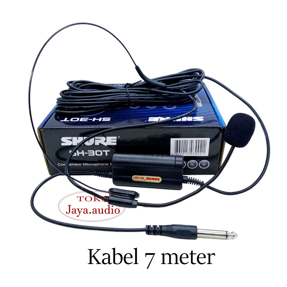 Mik Kepala Bando SH 30T Mic Kabel Panjang 7 Meter Mikrofon Imam Sholat Kwalitas Bagus