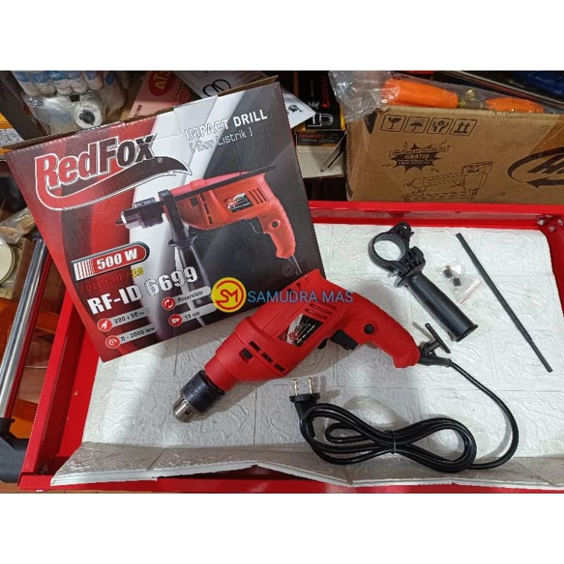 REDFOX BOR RF-ID6699 BOR TANGAN 13 MM 500 WATT