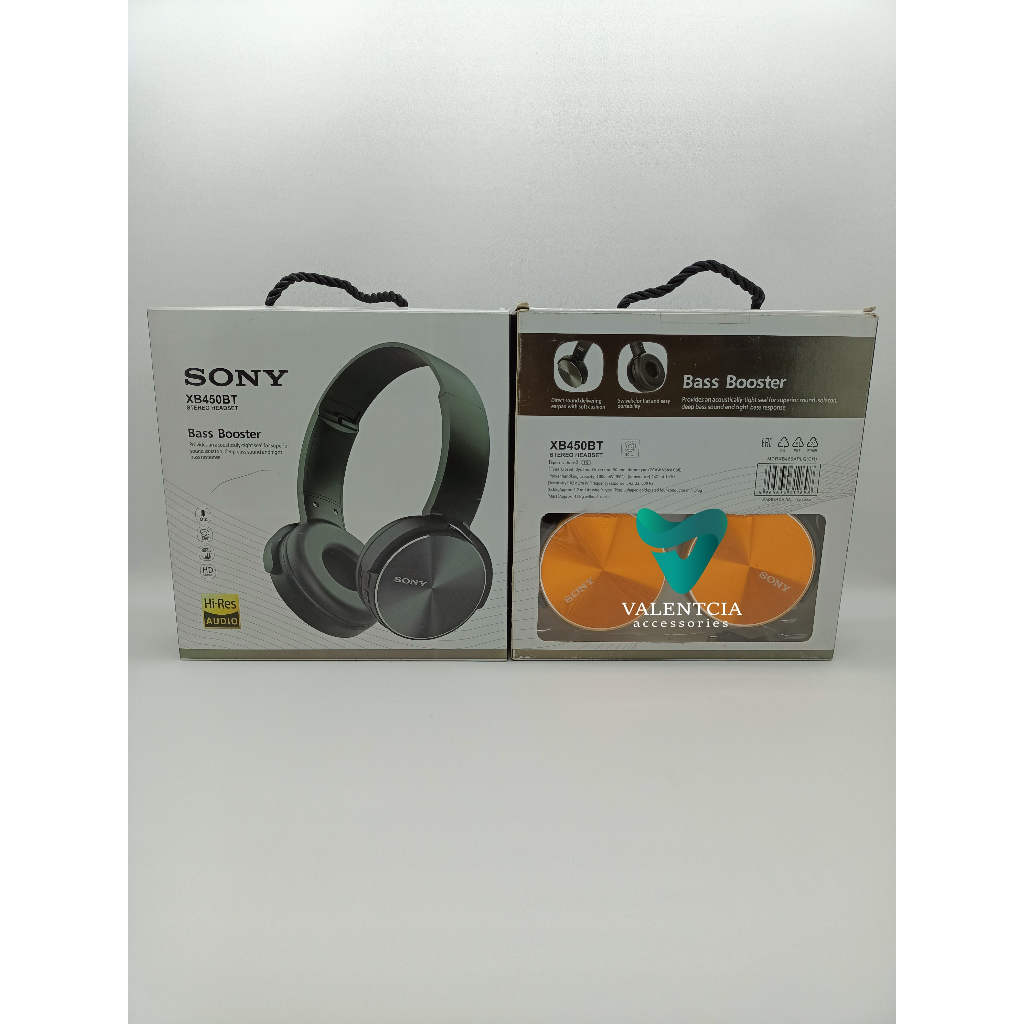 HEADPHONE / HEADSET WIRELESS BLUETOOTH STEREO MODEL XB450 BT