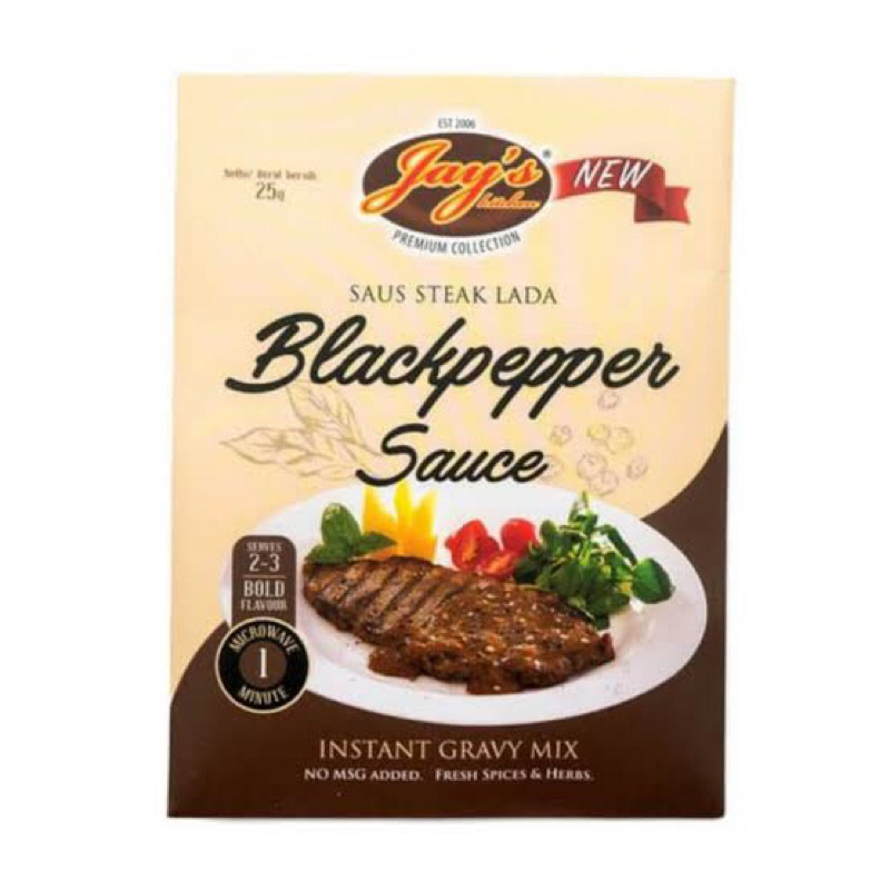 

Jay'S Bumbu Blackpaper Sauce PCK 25 GR