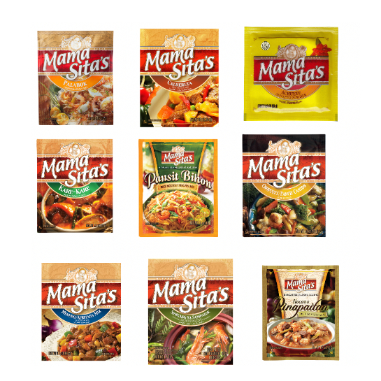 

Mama Sita Tocino Sinigang Adobo Marinating Kare Kare Menudo Caldereta Mix 75g Bumbu Masakan Rendam ala Filipina