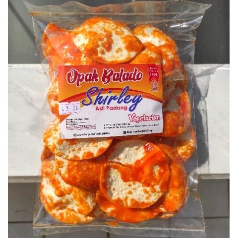 

Opak Singkong Balado Shirley asli Padang Vegan Vegetarian & Halal