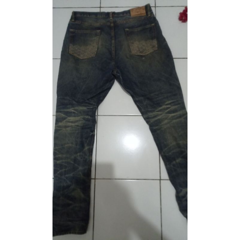 celana second denim