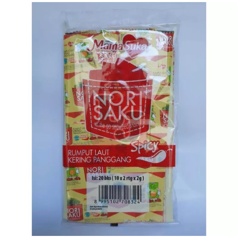 

Shusi Nori Nori Mama Suka 2gr x 20 pcs ( 1 pack )