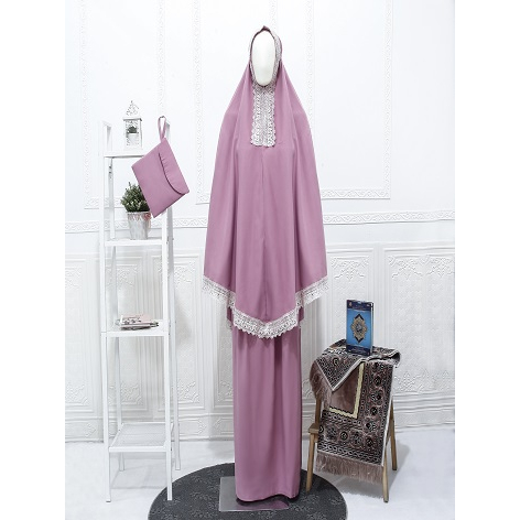 Mukena Dewasa Zamora Gratis Tas