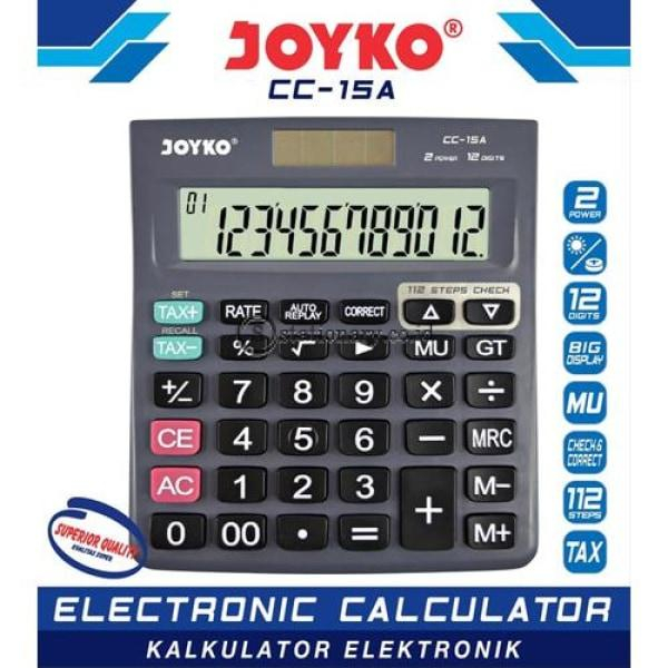 

Calculator Kalkulator Joyko CC-15A 12 Digits Check Correct