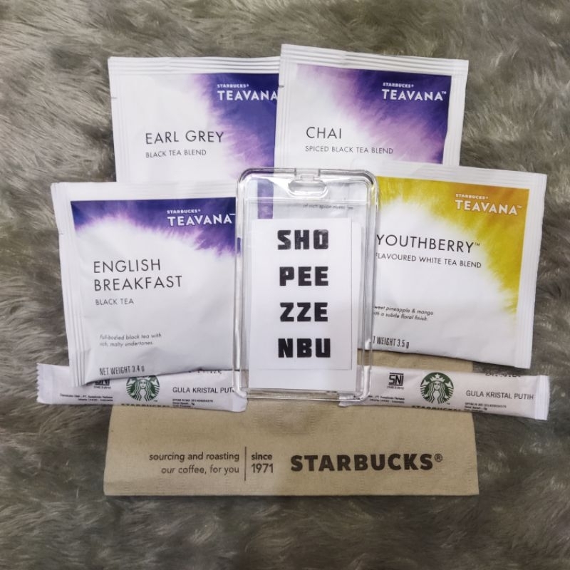 

Teavana Chai Early Grey English Breakfast Youthberry Teh Tea Bag seduh kantong celup