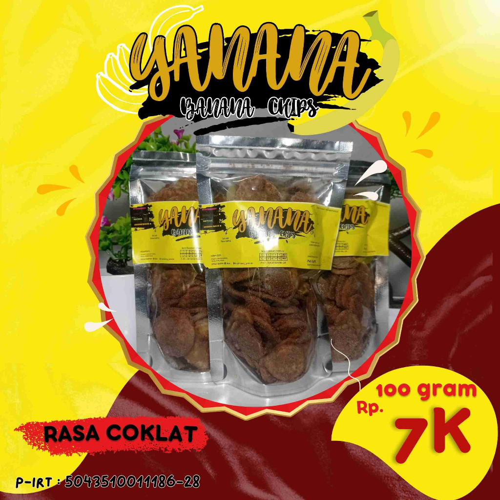 

Keripik Pisang Coklat Keripik Pisang Koin Rasa Coklat