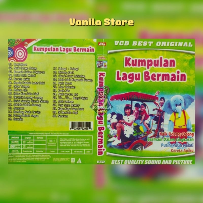 Kaset Video Musik Lagu Anak Anak Naik Odong Odong