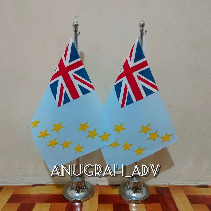 

tiang stainless bendera meja TUVALU