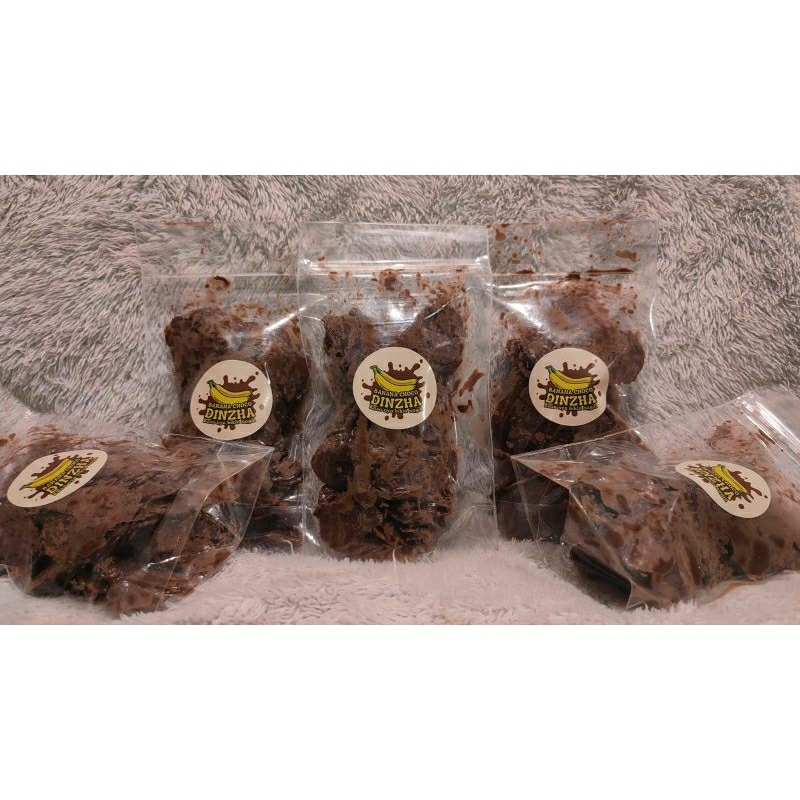 

keripik pisang coklat lumer
