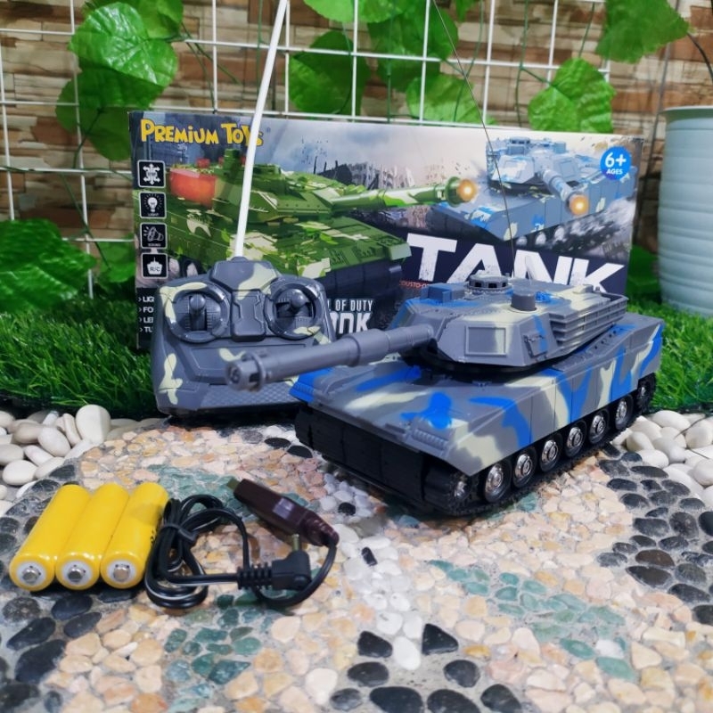 Mainan Mobil Tank Baja Remote Control - RC Tank Super Armed
