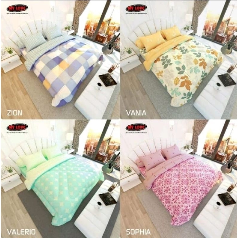 Sprei ALL NEW MY LOVE Uk 160x200 / Sprei My Love Uk Queen 160x200