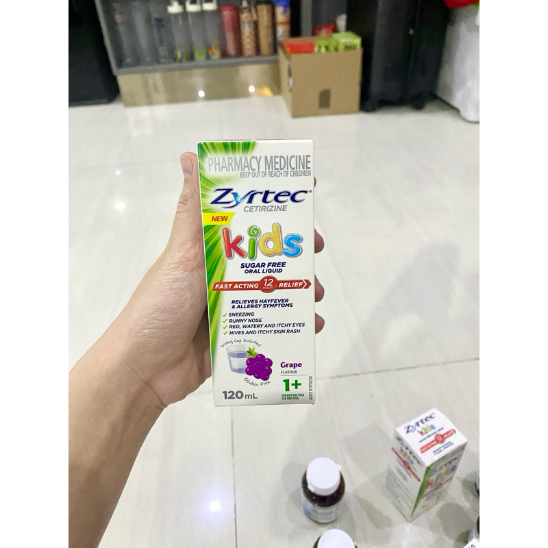 ZYRTEC KIDS CETIRIZINE LIQUID GRAPE BANANA