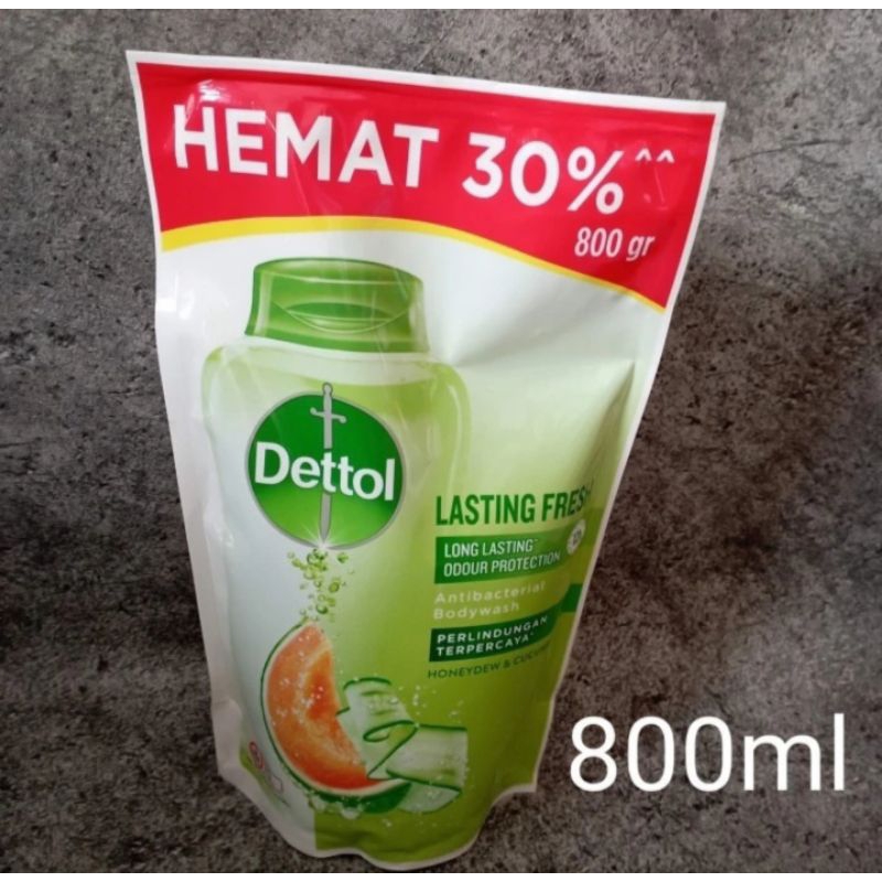 Dettol Body wash Leasting Fresh Refill 800 ml