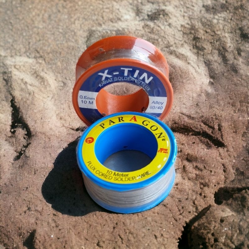 TIMAH SOLDER PARAGON TINOL X-TIN TENOL PARAGON KECIL 10METER