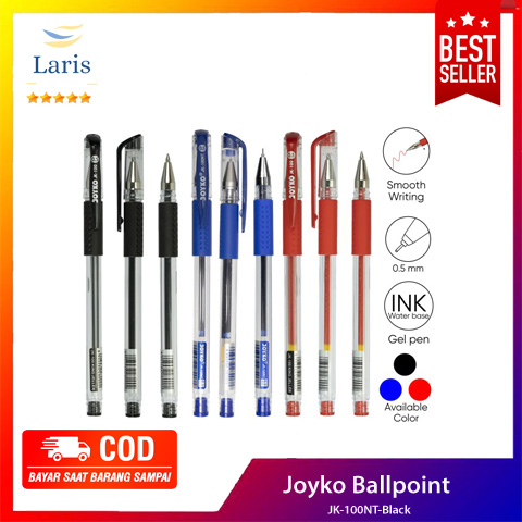 

Pulpen Gel Pen Joyko Ballpoint JK-100NT-Black