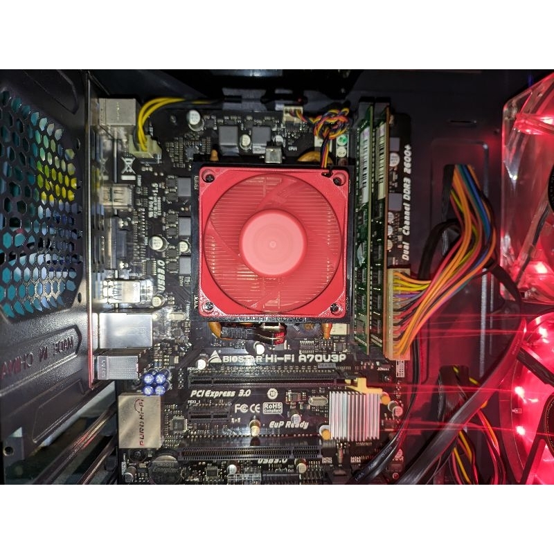 Motherboard Biostar Hi-Fi FM2+ & Processor AMD A10-7860K & Ram 8gb (2x4) ddr3 1600mhz