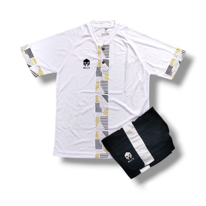 Jersey futsal dewasa Setelan baju dan celana kaos sepak bola tim Murah terbaik bahan Dryfit warna pu