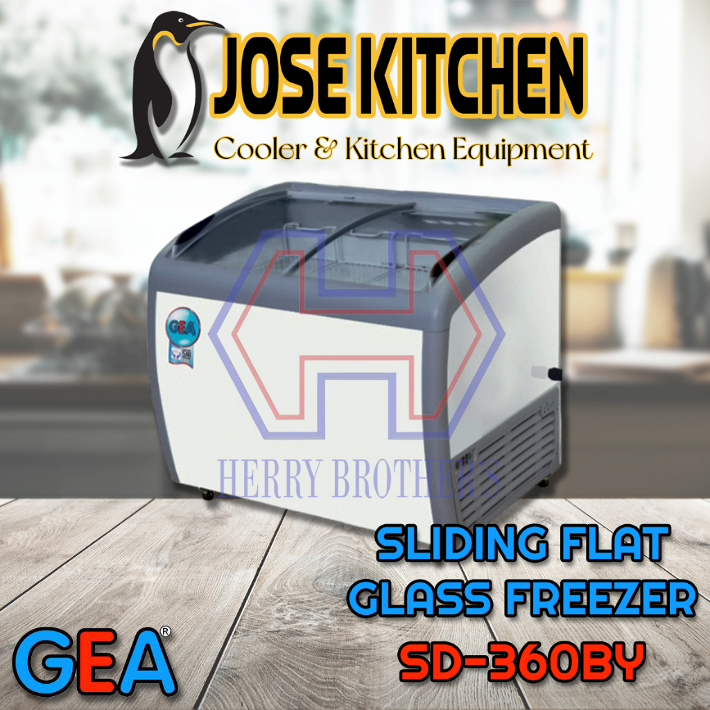 GEA SLIDING CURVA GLASS FREEZER SD-360BY / SD360BY / SD 360BY
