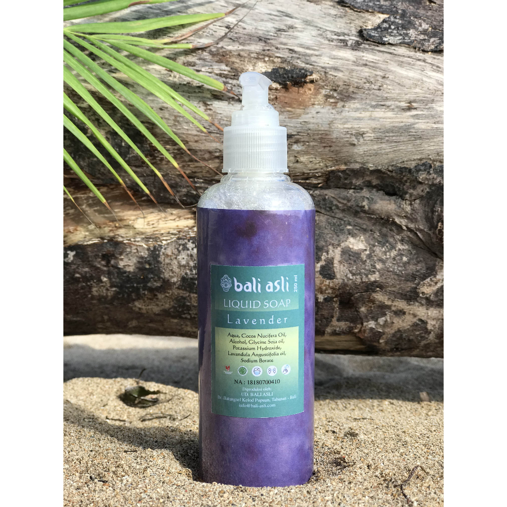 Bali Asli Natural Organic Lavender Liquid Soap