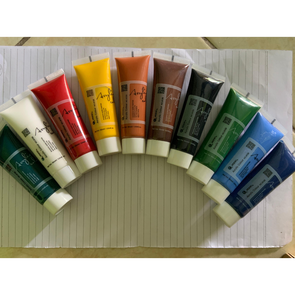 

Ready! Cat Akrilik / Acrylic Colour Maries 30ml 10 warna
