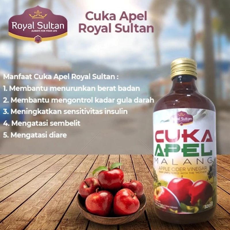

CUKA APEL ROYAL SULTAN ORIGINAL 300 ML