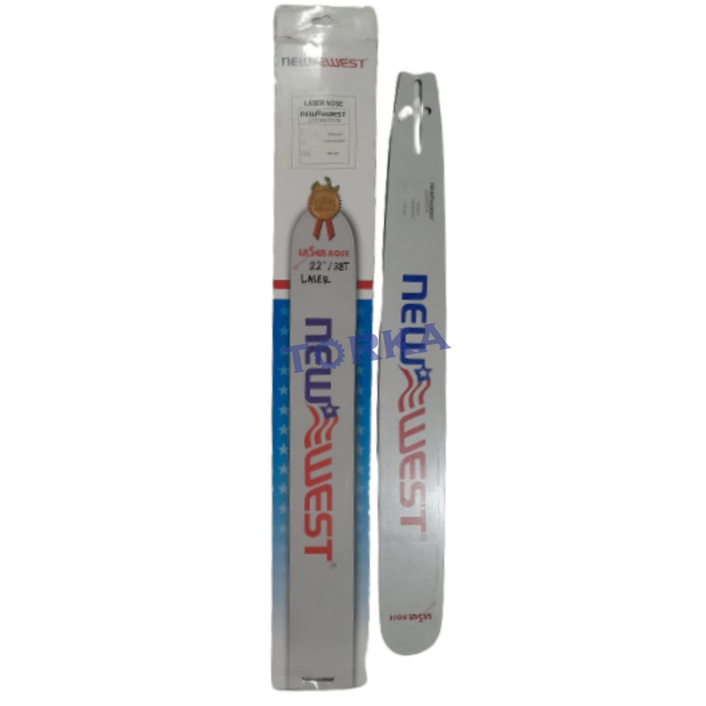 Bar Chainsaw NEW WEST 22" 38T LASER tip Baja Bar Baja New West 588 NewWest 598